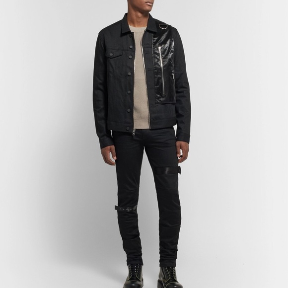 NWT RtA Men's distressed cotton sweater small - Picture 2 of 7